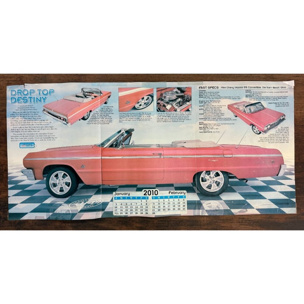 Chevy Impala SS Convertible Car Tim Tuel Advertisement 2010 READ